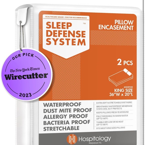 sleep defense Other - Sleep Defense System Pillow Encasement - White